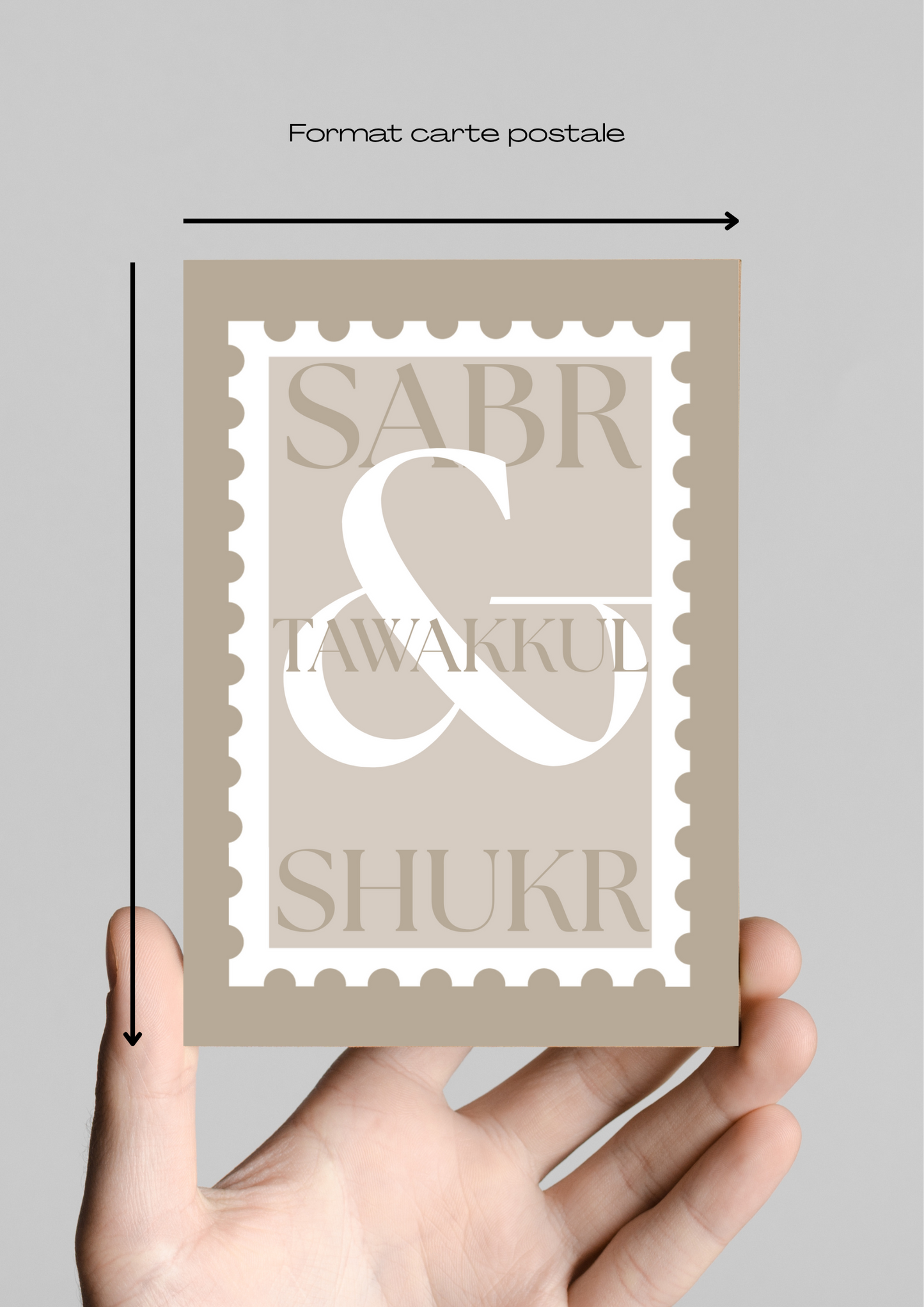 Tableau "Sabr, Tawakkul & Shukr"
