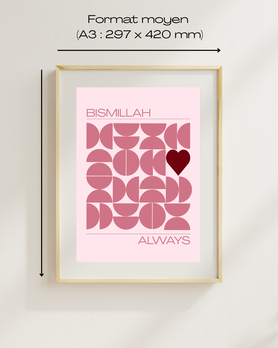 Tableau "bismillah always"
