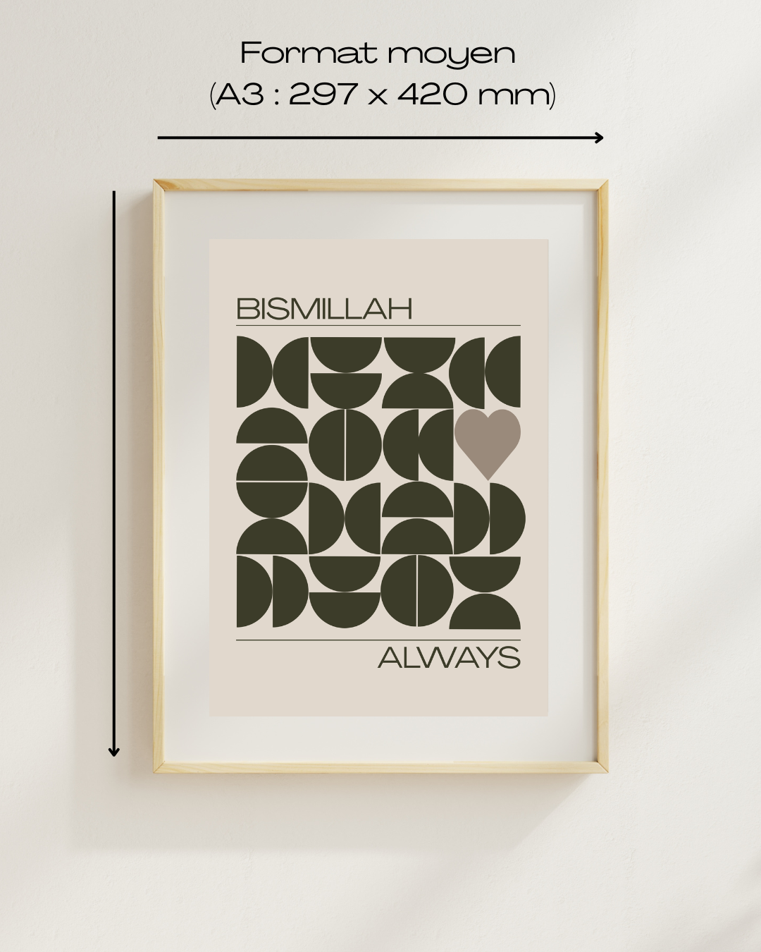 Tableau "bismillah always"