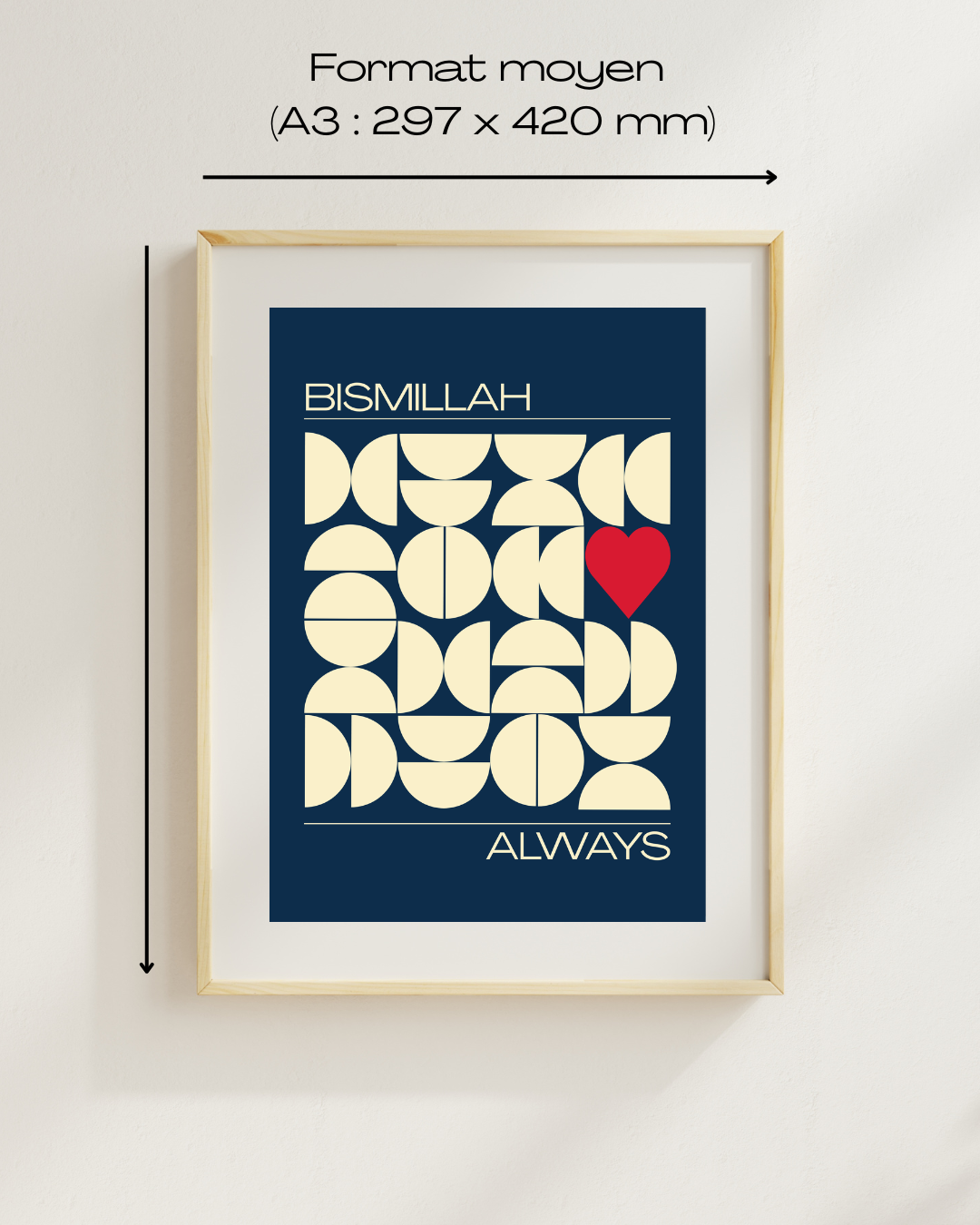 Tableau "bismillah always"