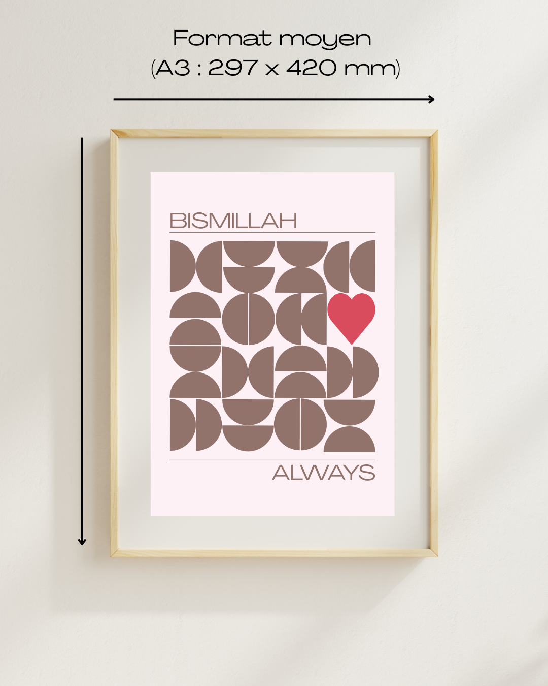 Tableau "bismillah always"