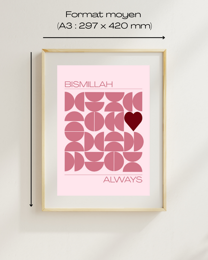 Tableau "bismillah always"