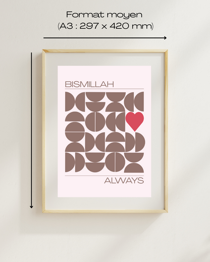 Tableau "bismillah always"